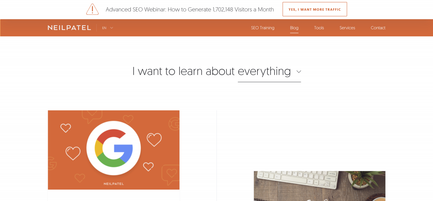 Neil Patel Top Navigation Bar Signup Form Saluton