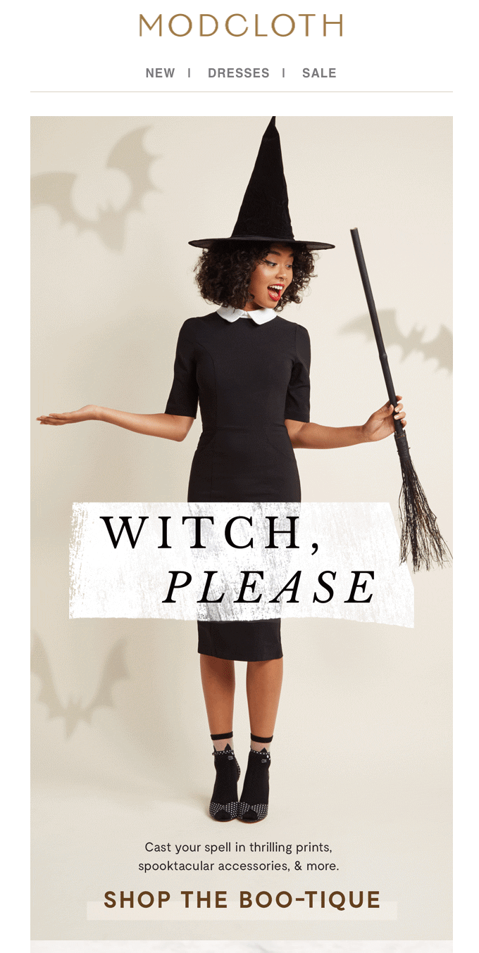 Humor in email marketing - ModCloth