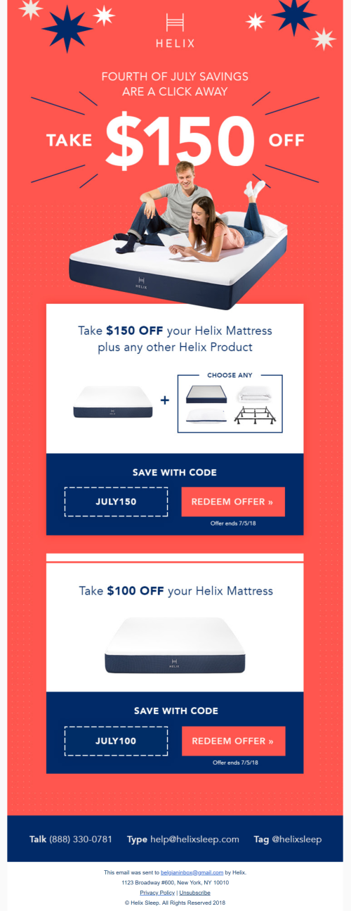 4th of July Sale – email 3 4th of July Sale - email 3