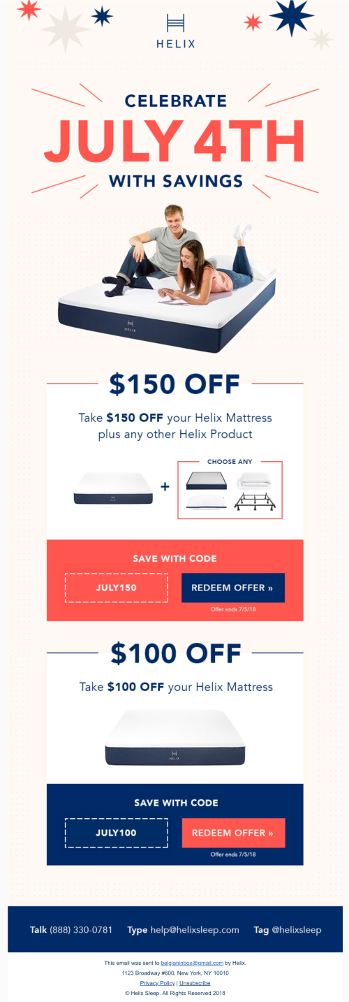 4th of July Sale – email 5 4th of July Sale - email 5