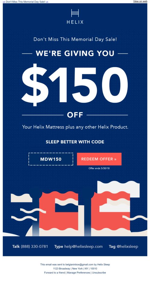 Memorial Day Sale – email 2 Memorial Day Sale - email 2
