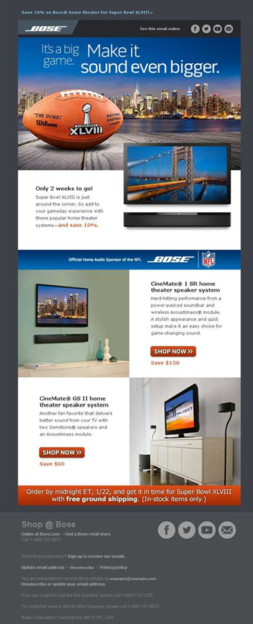 Superbowl email 2 Superbowl email 2