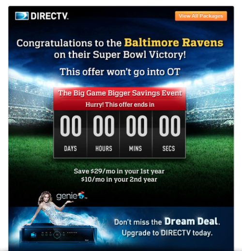 Superbowl email 4